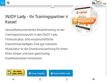 Tablet Screenshot of injoy-kassel.de